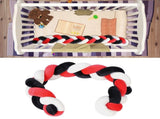 Baby Braided Crib Bumper Long Baby Nursery Cushion Knot Soft Snake Pillow V1294-YM0901-JY25517-02