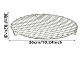 Round Air Fryer Cooking Rack Universal Elevated Grill Grid For Uniform Hot-air Circulation Food V1369-AZ3-W-14821