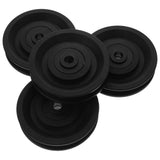 4Pcs Easy Install Cable Rollers Covers with Antislip Grip for Gym Pulley Cable System V1192-AZ-W-34457