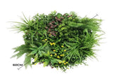 Slimline Artificial Green Wall Disc Art 60cm Country Fern UV Resistant V637-DP9964