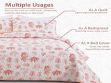 Sleek Quilted Bedspread and Pillowcases Set Contemporary Style and Comfort - Queen size V745-MAC090456Q13U