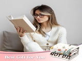 Book Lovers Gifts for Women Men, Flannel Soft Book Blanket Decor, Reader Gifts for Birthday, V1258-DP02-C-1137