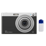 4K 8X Optical Zoom Telescopic Lens Digital Camera With Card Reader & Wiper - Black PRL-6020023060DBT
