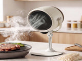 Devanti Portable Range Hood 5-Speed Rechargeable Desktop Extractor Fan BBQ PRH-8ML-USB-WH