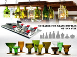 Glass Bottle Cutter Tool for DIY Crafting, Adjustable Cutting Machine for Repurposing Bottles into V1341-ZY-QLEZAA5P-SILVER