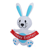 Easter Inflatable Bunny 4FT 210T Polyester IP44 Waterproof Easter Blow Up Rabbit Yard Decoration V1294-YM0901-3115240010712