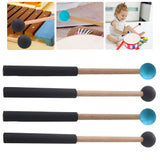 HOOWIFFY Drum Mallets Wooden Rubber 2 Pairs 8.7x1in V1189-WXFWAL-20260326-02425
