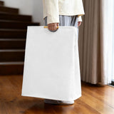 Collapsible Laundry Hamper With Handles, Foldable Freestanding Clothes Basket For Towel Toy Blanket V1369-AZ3-W-15169