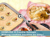 Cookie Set - Include 1 Tbsp/ 2 Tbsp/ 3Tbsp - 3 PCS Cookies for Baking - Cookie Dough V1259-DP01-A-4124