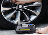 Portable Digital Car Air Compressor Tire Inflator With Emergency Flashlight V462-TA-110-01