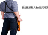 Apron - BBQ apron - BBQ apron leather men - Unisex - Gift - Apron for Women and Men - Adjustable V1188-NK-BOL-109
