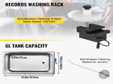 Ultrasonic Vinyl Record Cleaner 6L 40kHz Vinyl Cleaning Machine Knob Control Record V952-QXNGDHJ6L220VHT2LV3