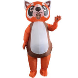 Fox Cartoon Costumes Air Model Inflatable Costume Funny Dress Up Props Halloween Party Clothes Adult V1263-JX-7934
