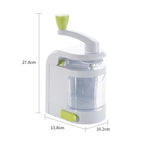 Vegetable Spiralizer Zucchini Noodles Maker 4 Built-in Spiral Slicer Blade for Veggie Spaghetti V1192-AZ-W-2573