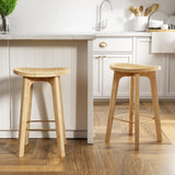 Artiss 4x Bar Stools Bamboo Rattan Stool Counter Chair Kitchen Barstools BA-Y-1033-NAX4