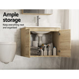 Cefito Vanity Unit 600mm with Basin Oak BV-1-600-OAK-AB