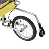 i.Pet Pet Bike Trailer Dog Stroller Pram Bicycle Large Travel Cycling Foldable PET-STROLLER-TR-3WL-M-GR