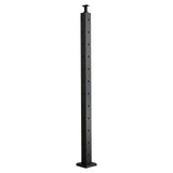 Cable Railing Post, 106.7x5x5cm Corner Railing Post, with L-Shaped Pre-Drilled Holes, Stainless V952-1JZLGZXHS1065S1EW001V0