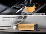 Wood Grain Waterless Essential Oil Air Diffuser Car USB Aromatherapy Nebulizer Rechargeable Mist V1192-AZ-W-13989