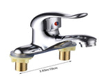 Bathroom Faucet, 2-Hole Mixer Tap, Heavy Duty Single Bathroom Sink Faucet, 2 Hole Single V1189-LWWAL-20260401-06084