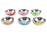 6Pcs set Color Stainless Steel Bowl Heat Insulation Salad Noodles Bowl for Home Kitchen V1294-YM0901-3118210200412