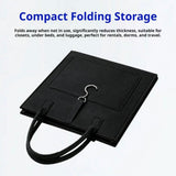 Foldable Full Length Mirror, Hanging Wall Folding with Handle Shatterproof Acrylic Design, Folds for V1107-CS-EGWTPM54