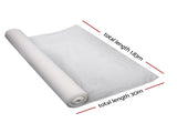 Instahut 50% Shade Cloth 1.83x30m Shadecloth Wide Heavy Duty White SH-CL-183X300-100-R-WH