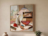 Yezi Modern Wall Art Canvas Abstract 70100cm Framed Artwork Home Office Decor DECO1039-P2-70X100-AU