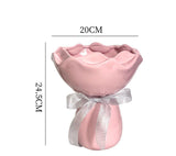 Handcrafted Minimalist Ceramic Vase - Artistic Home Decor Centerpiece V888-ELOSUNG35249