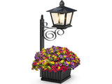 2-in-1 Solar Planter Light Outdoor - Metal Lamp Post & Wall Sconce with Planter Box - IP65 V888-ELOSUNG44744