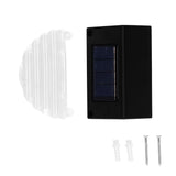 4pcs Solar Light IP65 Waterproof Deck Lamp Warm Light and RGB Mode Decorative Lamp for Courtyard V1294-YM0901-3119210114411