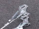SWETRACE 1Set Iron Bike Bracke for Bikes with Rear Kickstand 38 x 25 x 0.4in Silver V1189-LWWAL-20260327-03735