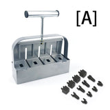 Manual 4-Cell Soil Block Maker for Seed Starting, Garden Planting, Transplanting, and Root-Safe V1341-ZY-XTE965N5-A