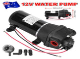 12V Water Pump 17LPM High Pressure Self-Priming for Caravan Camping Boat Marine V201-QUEW12483627
