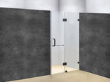 120 x 200cm Wall to Wall Frameless Shower Screen 10mm Glass By Della Francesca V63-831261