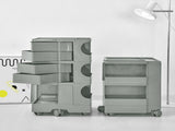 Artiss Storage Trolley Bedside Table 5 Tier Cart Boby Replica Grey AI-PP-TROLLEY-L-GY
