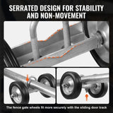 Sliding Gate Kit 6 Heavy Duty Rolling Hardware for Door 600 lbs Load V952-HLHMJLJ6INCHGYJBVV0