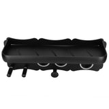 Hair Blower Stand Organizer WallMounted Hair Dryer Holder Bathroom Storage Rack Black V1294-YM0901-3112200144611