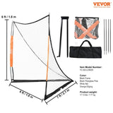 Lacrosse Goal, 1.8mx1.8m Lacrosse Net, Portable Lacrosse Goal with Carry Bag, Fiberglass Rod V952-ZQGQQMBXK66YHXM3MV0