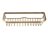 30cm Solid Copper Shower Basket Bath Soap Shampoo Storage Holder Wall Mount Bathroom Shelf V1294-YM0901-JY03090