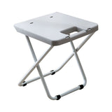 Garden Tools Household Plastic Bench Small Folding Foldable Portable Chair Stool Chair Patio & V1192-AZ-W-35201