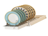 Pull Out Cabinet Organizer Stainless Steel Multifunctional Slide Out Shelves for Plates Kitchen V1294-YM0706-3118230198512