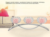 3 Arms European Classic Arch Iron Crystal Ball Romantic Candlelight Dinner Candlestick V1294-YM0901-US-JY16256-02