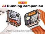 AI-WATCH2 Full Touch Screen Smart Fitness Watch for Men Womenblack V1300-AI-WATCH2-BLACK