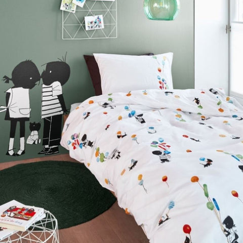 Fiep Westendorp Feest Pastel Cotton Quilt Cover Set Single V442-HIN-QUILTCS-FEEST-PASTEL-SB