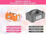 Electric Balloon Pump Portable Air Inflator for Party Birthday Balloons V1263-JX-5528