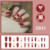 12 boxes / 288 pieces, cool spicy simple French sparkling diamond line sweet style hot-selling V1102-HECDJ-002