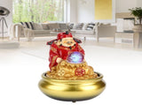 LED Water Fountain Innovative Resin Waterfall Ornament Art Crafts for Home Office Landscape DecorGod V1294-YM0901-3111200232218