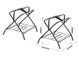 Folding Saddle Rack, 28 x 19 x 37.5 in, Freestanding Horse Saddle Stand, Portable Horse Blanket V952-MAJXXZDK2819D0WM3V0