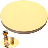 24PCS Gold Round Acrylic Mirror Trays, 9.8" Decorative Circles, Elegant Table Centerpieces, Candle V1369-AZ3-W-08885